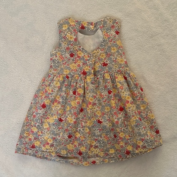 Heart Cut Out Baby Dress Multi - Picture 3 of 4